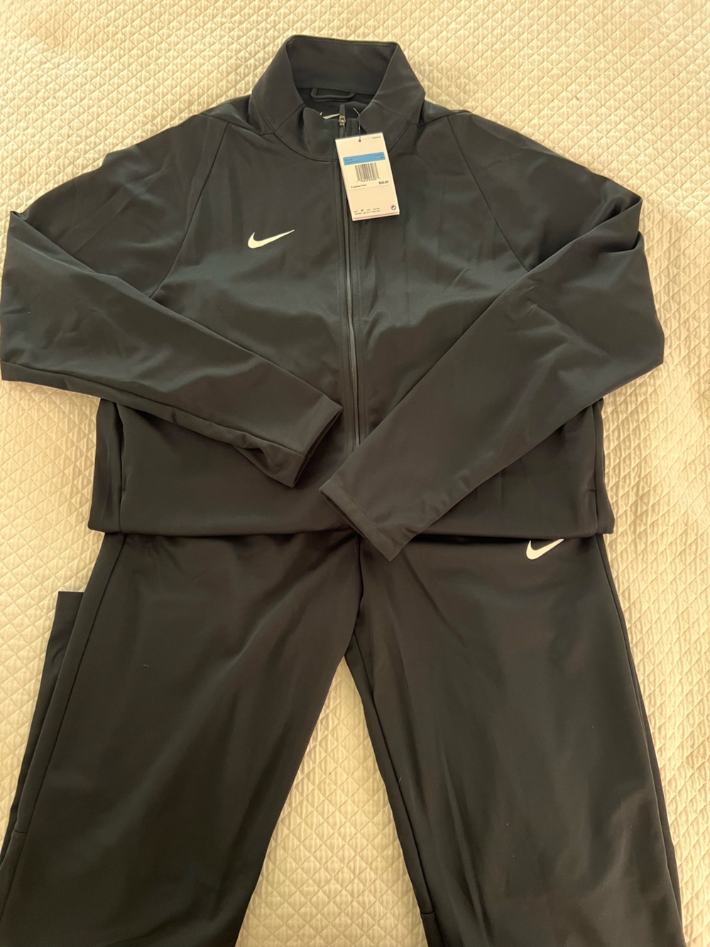 NWT Nike Epic Knit 2.0 Dri-FIT Track Suit Jacket Pants Set Black Men’s M